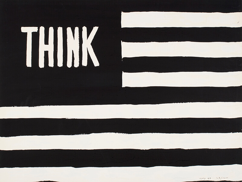 William Copley, "Untitled" (from the "Artists and Writers Protest Against the War in Viet Nam" portfolio),1967.