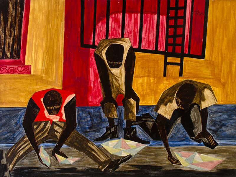 Jacob Lawrence, "Paper Boats," (1948).