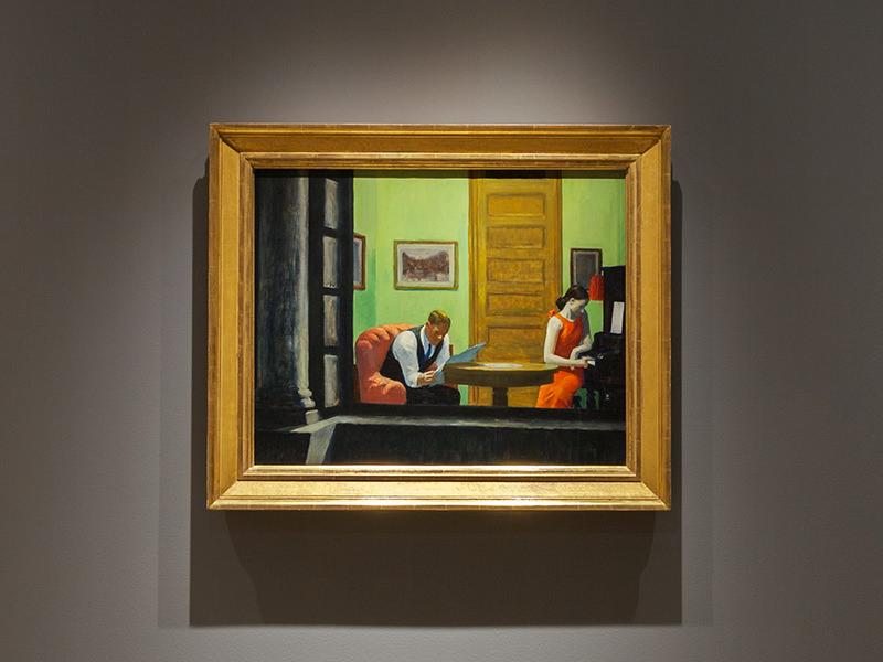 Edward Hopper's painting "Room in New York"