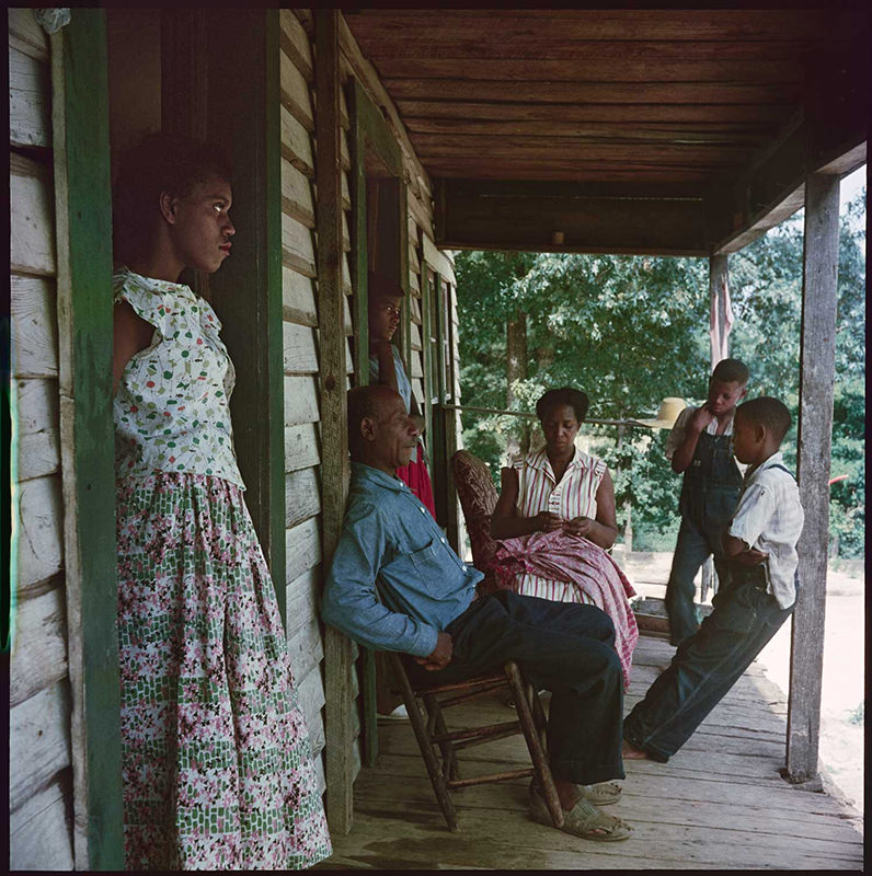 Gordon Parks photograph: "Willie Causey and Family, Shady Grove, Alabama, 1956"