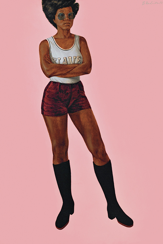 Barkley Hendricks artwork: "Bid ’Em In/Slave (Angie)"