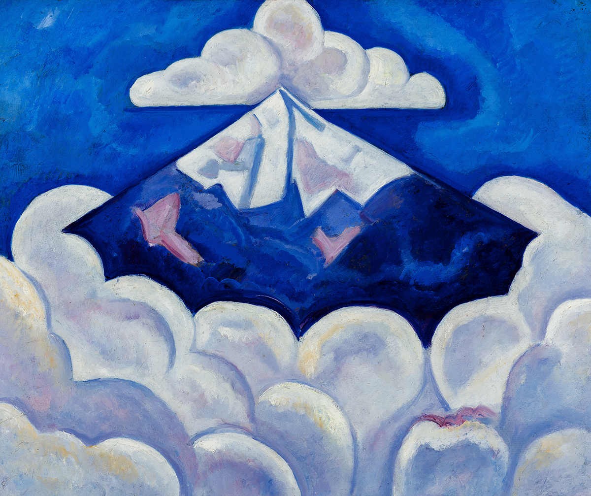 "Popocatépetl, One Morning" (1932), a painting by Marsden Hartley.