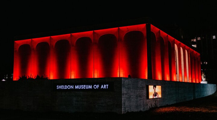 Sheldon Museum of Art west façade