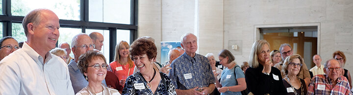 Sheldon Art Association members attend an exclusive event at Sheldon